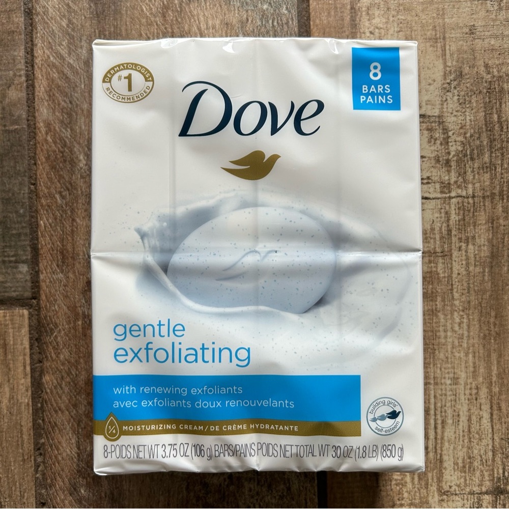 Dove Gentle Exfoliating beauty bars